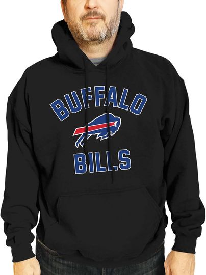 Discover Team Fan Apparel football Adult Gameday Hooded Sweatshirt - Poly Fleece Cotton Blend - Stay Warm and Represent Your Team in Style