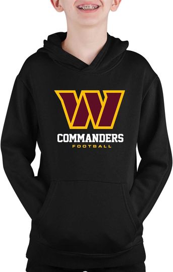 Discover Team Fan Apparel Youth football Ultimate Fan Logo Hooded Sweatshirt -Tagless Football Pullover For Kids