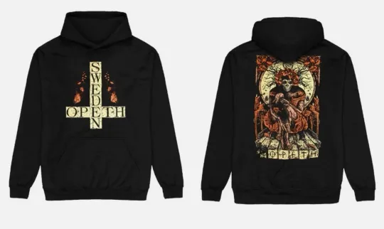 Discover Haxprocess Hoodie Opeth Band Merch Dark Graphic Prog Metal Streetwear Unisex