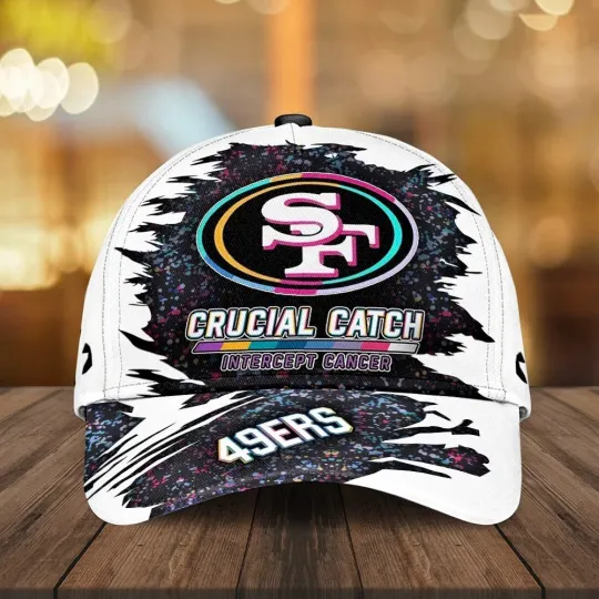 49ers x Crucial Catch Intercept Cancer Classic Cap