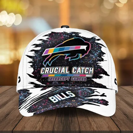 Discover Bills x Crucial Catch Intercept Cancer Classic Cap