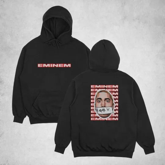 Eminem Slim Shady Double Side Hoodie For Fan