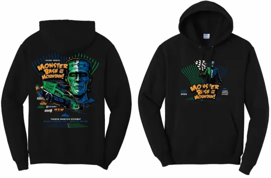 Discover 2025 Monster Bash On The Mountain Merchandise Two Sides Unisex Hoodie