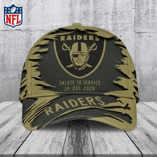 Discover Raiders 2025 Salute to Service Classic Cap