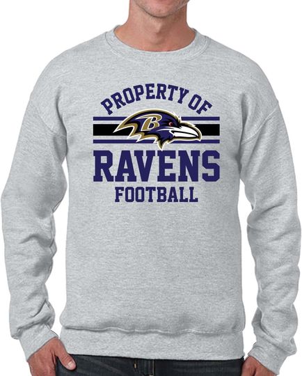 Discover Team Fan Apparel football Adult Property Of Crewneck Sweatshirt - Men & Women