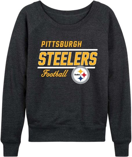 Discover Team Fan Apparel football Light Weight, Gameday Apparel, Slouchy Fit Raglan Crewneck Pullover for Women