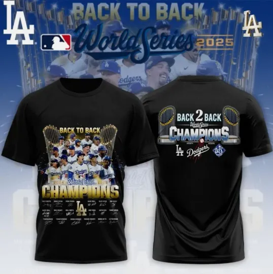 Discover Los Angeles World Series Champions Back To Back 2024-2025