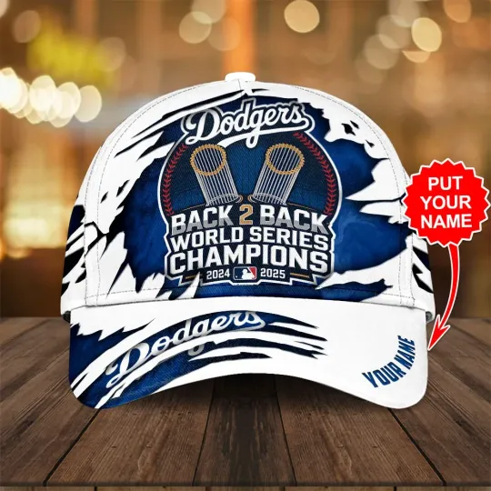 Discover Personalized   Dodgers World Series 2025 Classic Cap –  18212