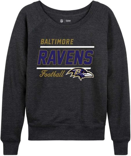 Team Fan Apparel football, Gameday Apparel, Slouchy Fit Raglan Crewneck Pullover for Fans
