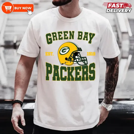 Green Bay Packers Est 1919 Football Team T-Shirt