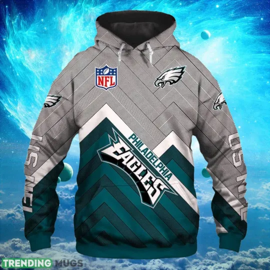 Discover Philadelphia Football Team Eagless 3D Hoodie