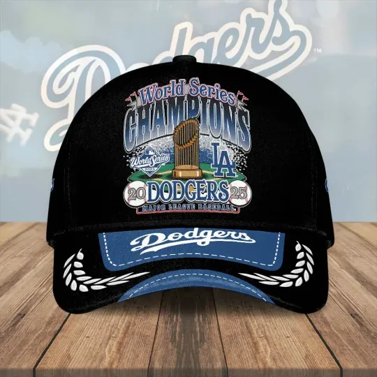 Discover Dodgers 2025 World Series Champions Classic Cap – 14331