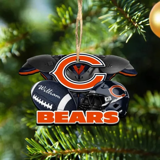 Discover Personalized Chicago Team Bears Sport Ornament Gift For Fans