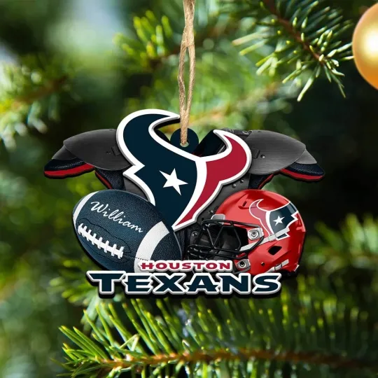 Discover Personalized Houston Team Texans Sport Ornament Gift For Fans
