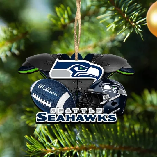 Discover Personalized Seattle Team Seahawks Sport Ornament Gift For Fans