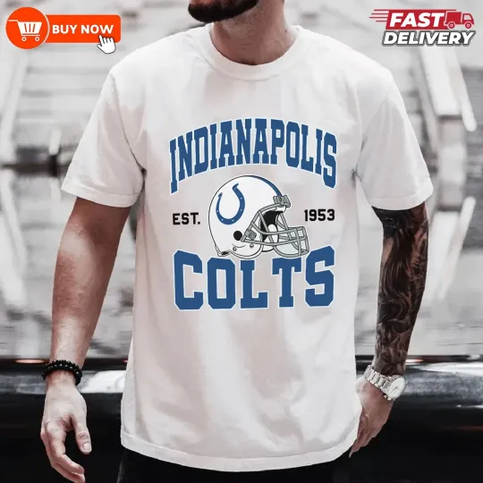 Indianapolis Colts Helmet Football Team T-Shirt