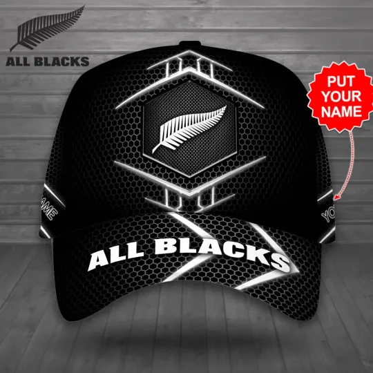 Discover Personalized All Blacks Cap