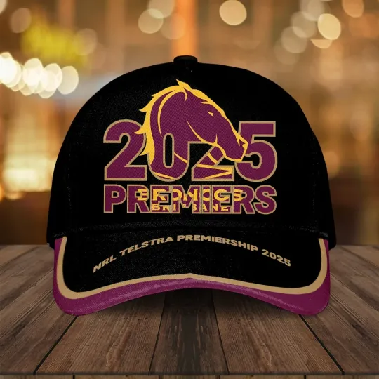Brisbane Broncos 2025 Premiership Cap