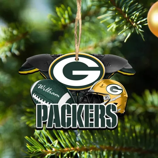Discover Personalized Green Bay Team Packers Sport Ornament Gift For Fans