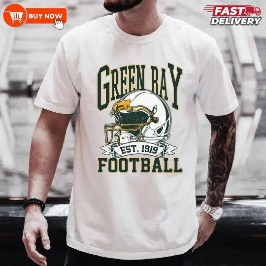 Green Bay Packers Est.1919 Football Team T-Shirt