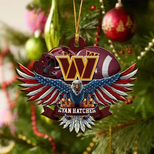 Discover Personalized Washington Team Football Commanderss Eagle Sport Ornament