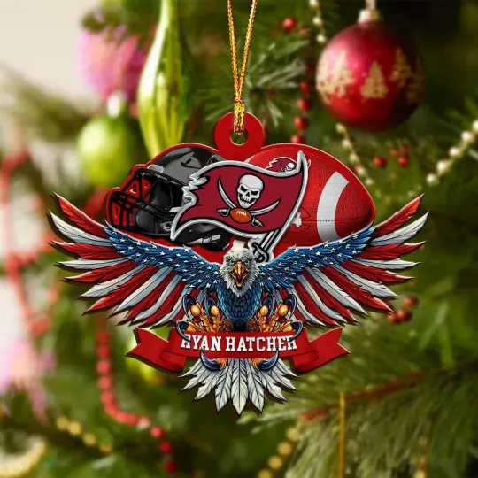 Discover Personalized Tampa Bay Team Football Buccaneerss Eagle Sport Ornament
