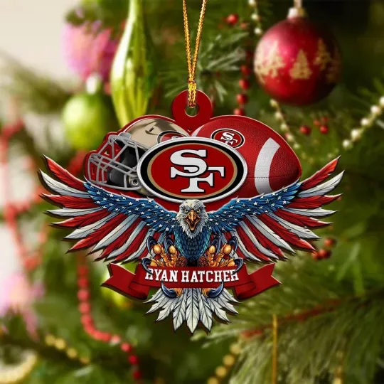 Discover Personalized San Francisco Team Football 49erss Eagle Sport Ornament