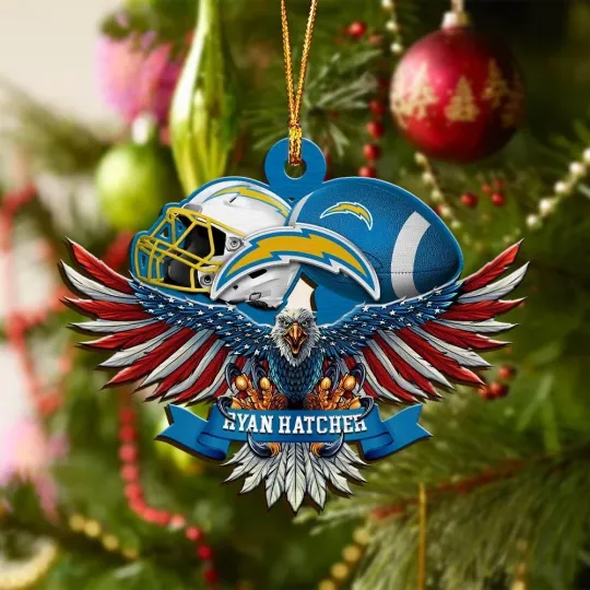 Discover Personalized Los Angeles Team Football Chargerss Eagle Sport Ornament