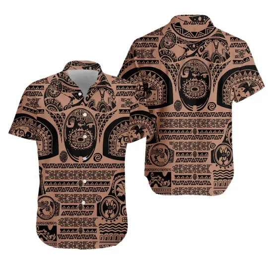 Discover Maui Tattoos Disney Moana Hawaiian Shirtt