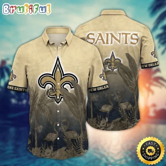 Discover New Orleans Football Team Saintss Hawaiian Shirt Button Down Unisex Adults