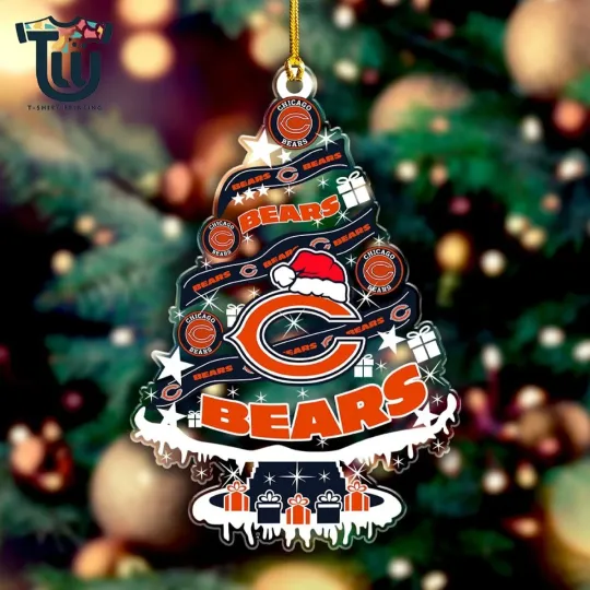 Discover Chicago Team Bears Christmas Ornament, Gifts For Fans