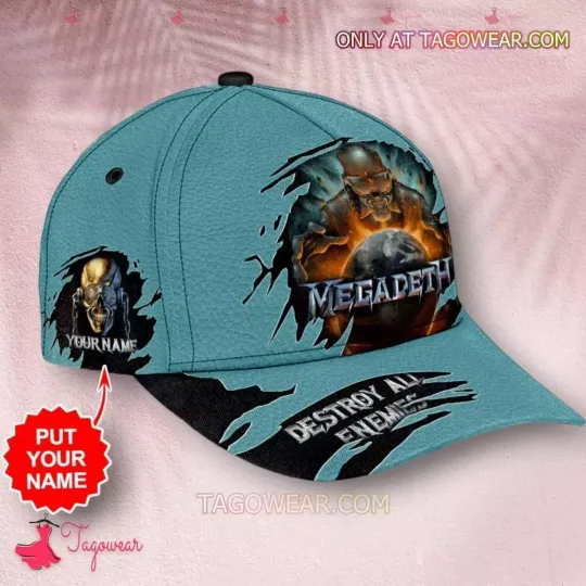 Megadeth Destroy All Enemies Personalized Cap