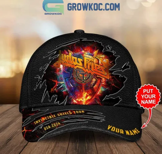 Judas Priest Invincible Shield Tour USA Personalized Cap