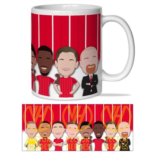 Discover Nottingham Forest Mug - Forest 2025-26 Team Logo and Player Names - Christmas Gift for Reds Fans