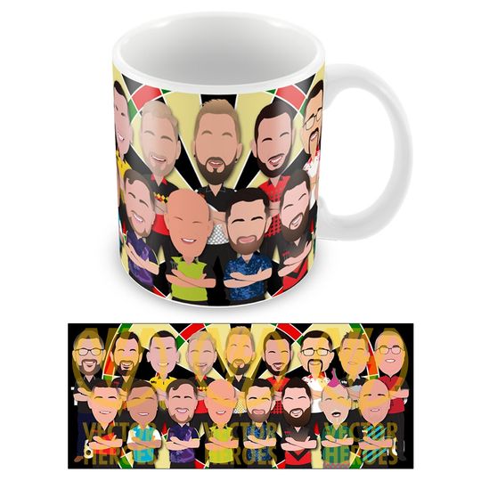 Discover Darts Printed Mug Cup - Stand Up If You Love Darts