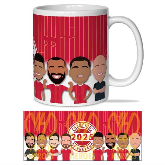 Discover Liverpool Champions 2024-25 Mug - Great Gift for Liverpool Supporters