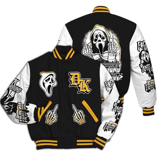 Discover Dunkare Varsity Jacket To Match White Taxi 12s - F#CK And Find Out Graphic All Over Print