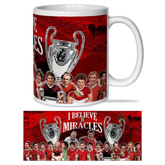 Discover Forest I Believe In Miracles Mug - European Champions 1979 & 1980 - Nottingham Reds Fans Gift