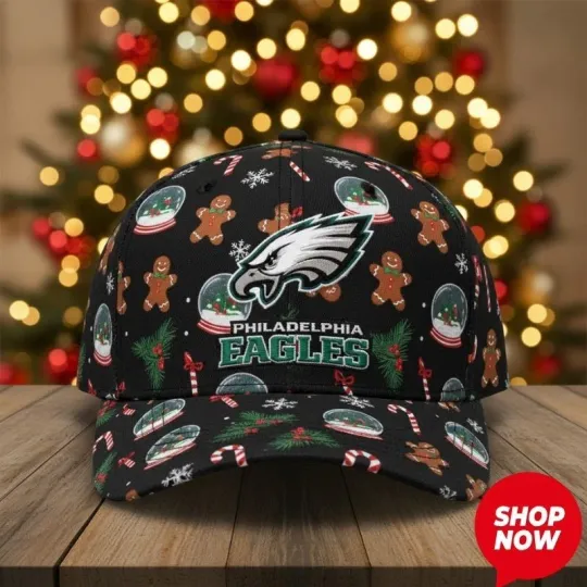 Discover Phila Eagles With Noel Pattern Cap, Sport Cap
