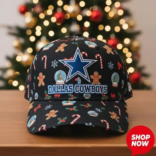 Discover Dallas Cowboy With Noel Pattern Cap, Sport Cap