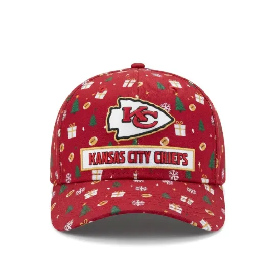 Discover Kansas Chiefs With Noel Pattern Cap, Sport Cap