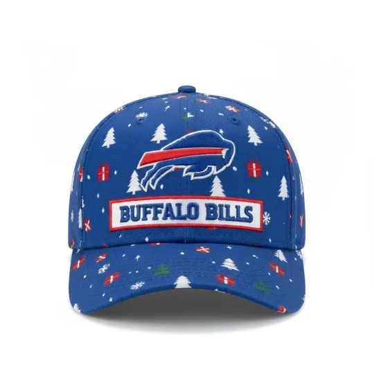 Discover Buff Bills With Noel Pattern Cap, Sport Cap