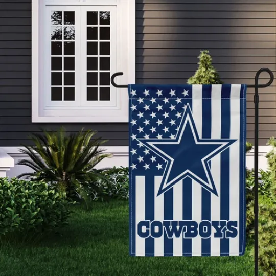 Dallas Cowboys Garden Flag, Football Fan Gift