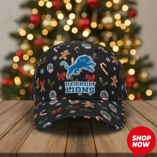 Discover Lions With Noel Pattern Cap, Sport Cap