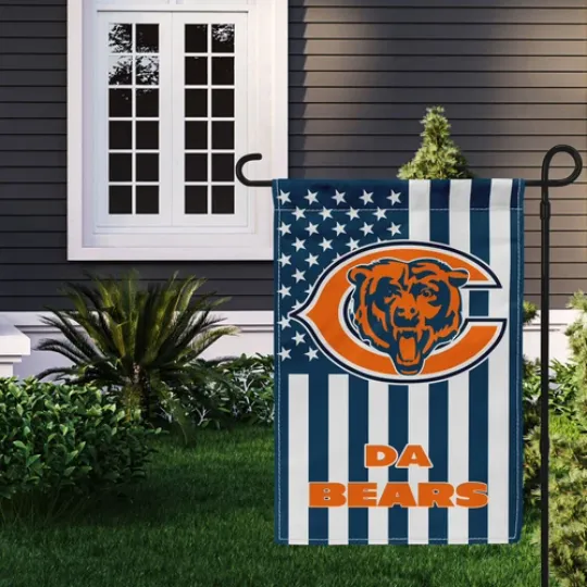 Chicago Bears Garden Flag, Football Fan Gift