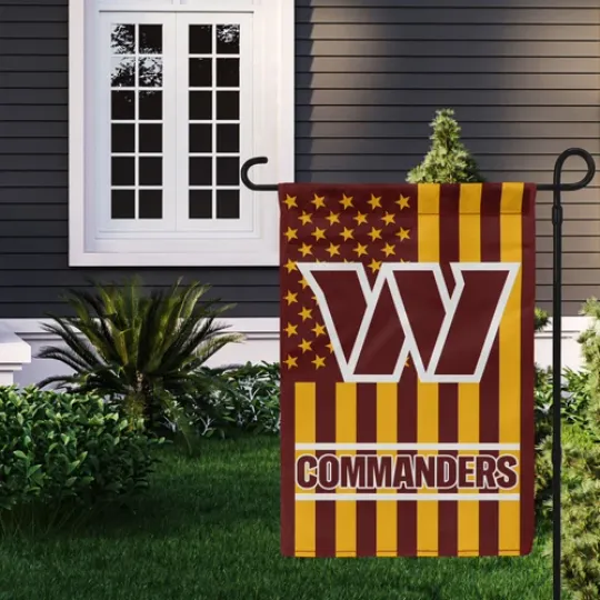 Washington Commanders Garden Flag, Football Fan Gift
