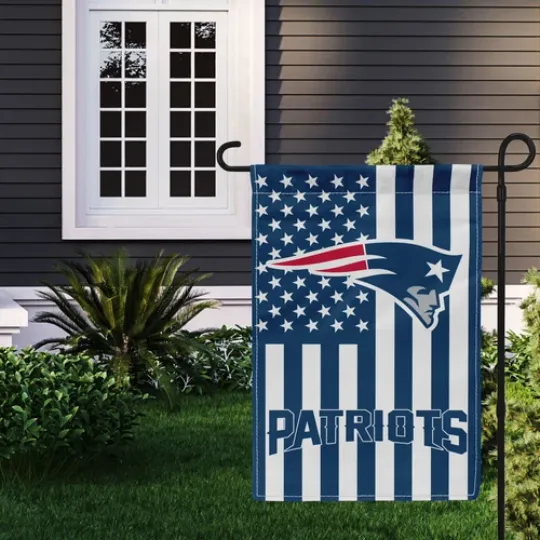 New England Patriots Garden Flag, Football Fan Gift
