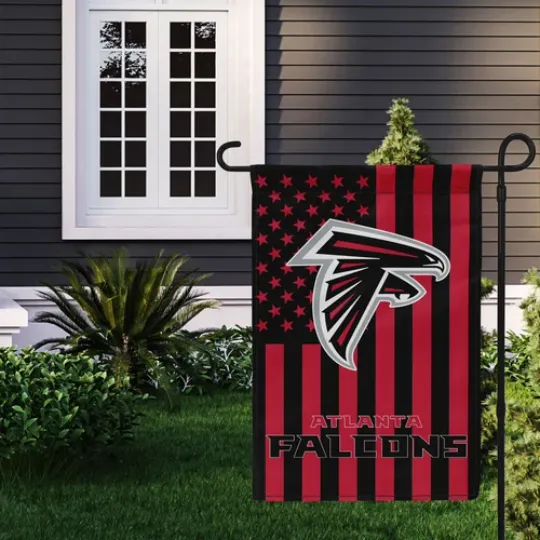 Atlanta Falcons Garden Flag, Football Fan Gift