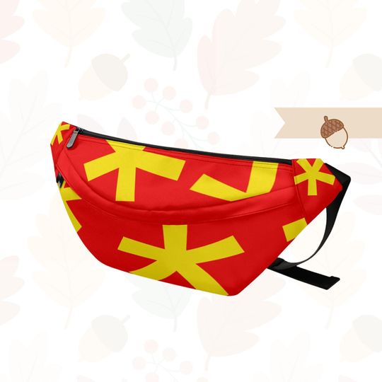 Discover Chip n' Dale Fanny Pack: Canvas Theme Park Costume Belt Bag