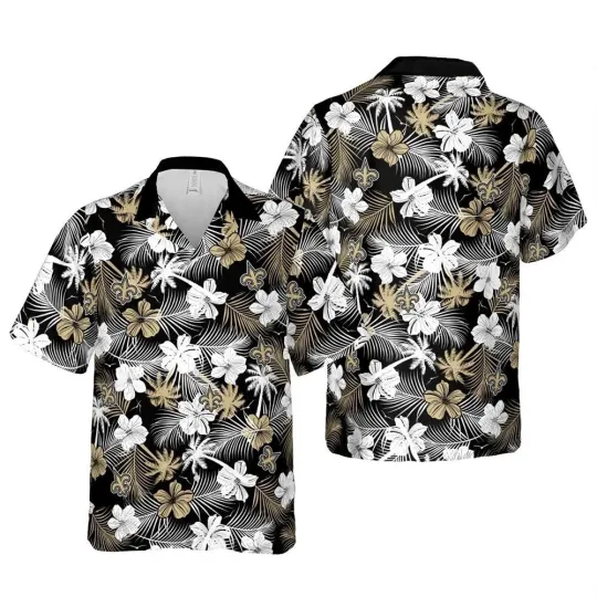 Discover New Orleans Football Team Saintss Hawaiian Shirt Button Down Unisex Adults